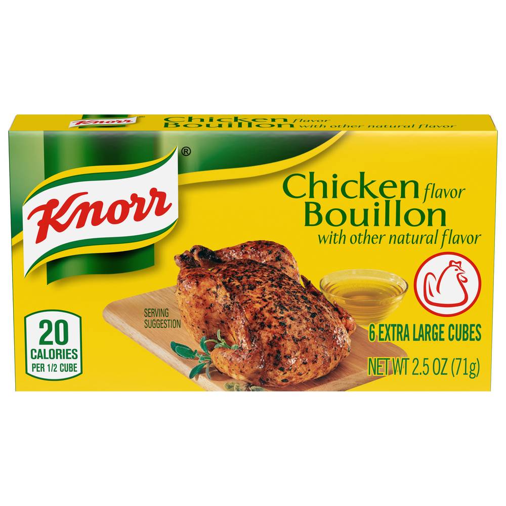 Knorr Chicken Flavor Bouillon Extra Large Cubes (2.5 oz)