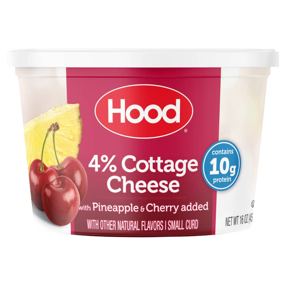 Hood Small Curd Cottage Cheese, Pineapple & Cherry (16 oz)