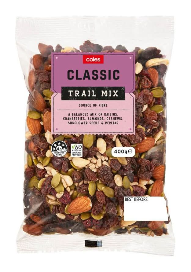 Coles Fruit & Nut Trail Mix 400g