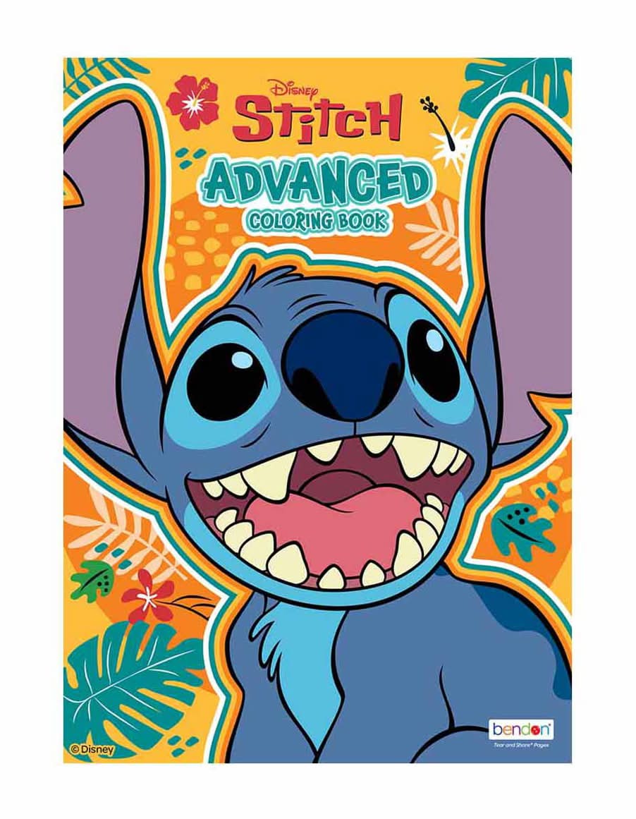Bendon Character Advanced Coloring Book Assorted