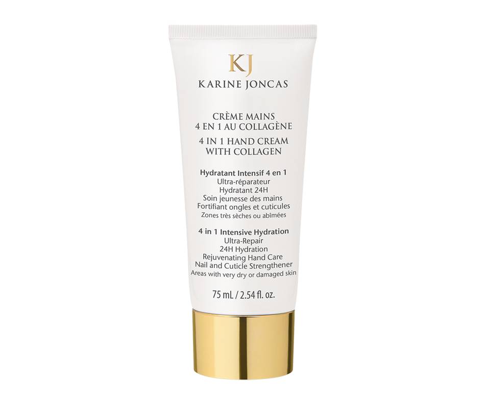 Karine joncas crème mains 4 en 1 au collagène (75 ml) - 4 in 1 hand cream with collagen (75 ml)