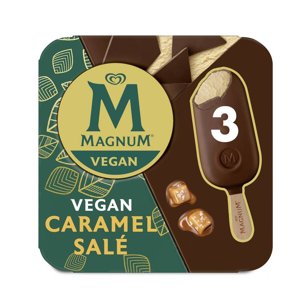 Magnum - Glace bâtonnet vegan (caramel salé)