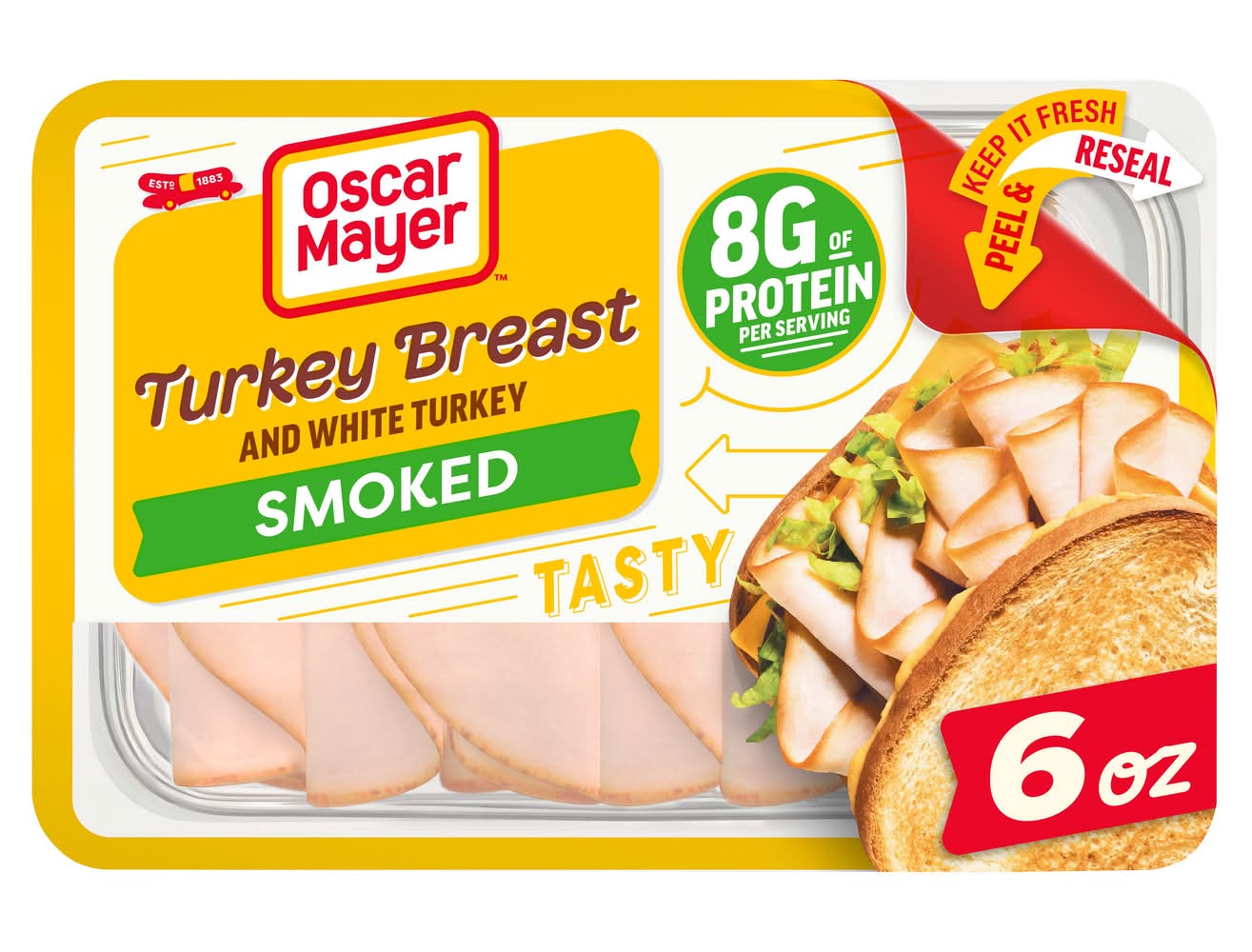 Oscar Mayer Smoked Breast and White Turkey (6 oz)