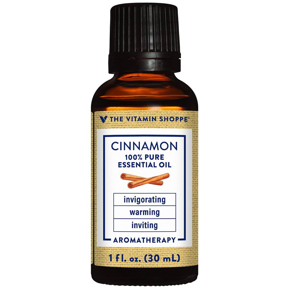 Cinnamon - 100% Pure Essential Oil - Invigorating, Warming, & Inviting Aromatherapy (1 Fl. Oz.)