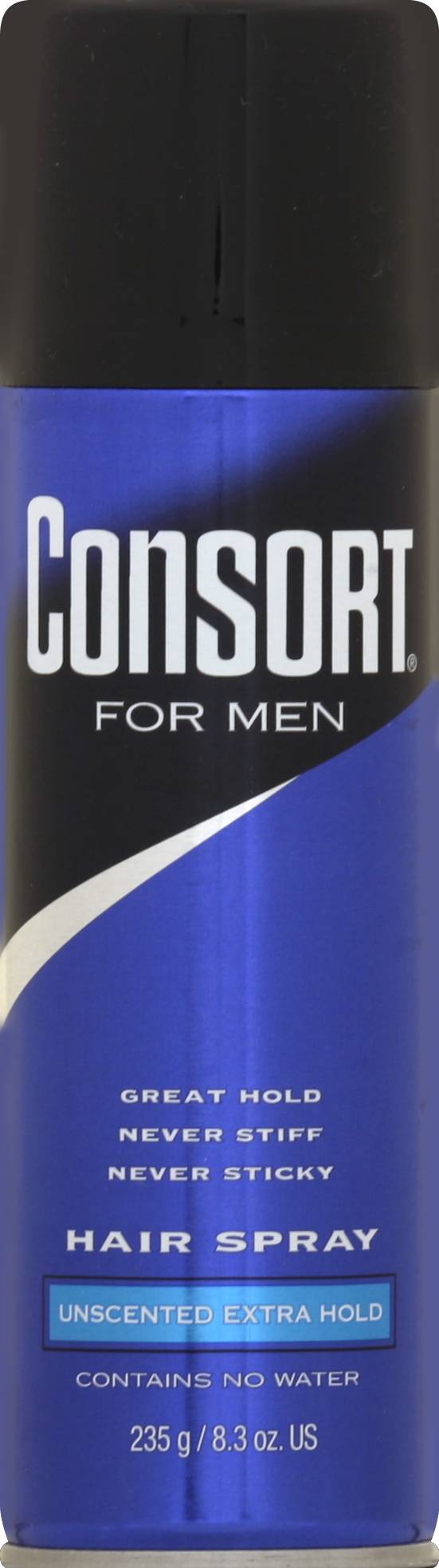 Consort Unscented Extra Hold Aerosol Hairspray (8.3 oz)