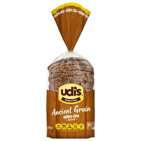 Udi's Gluten Free Millet-Chia Bread (14.3 oz)