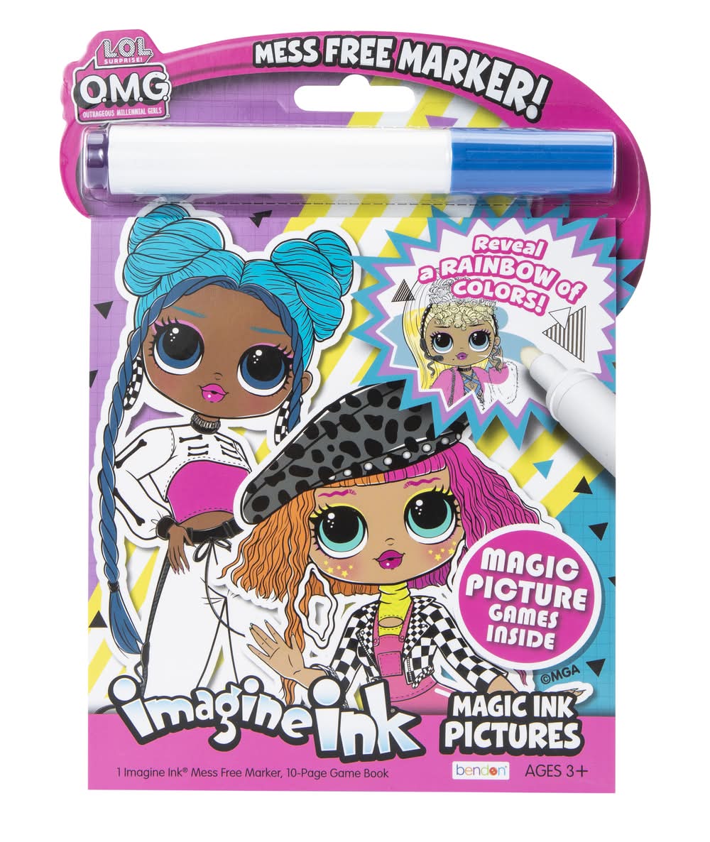 Imagine ink® Magic ink Pictures Mess-Free Coloring Book – L.O.L. Surprise!™