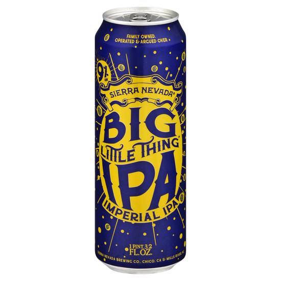 Sierra Nevada Big Little Thing Imperial Ipa Beer (19.2 fl oz ...