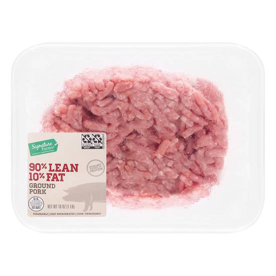 Signature Farms 90% Lean Ground Pork (1 lb)