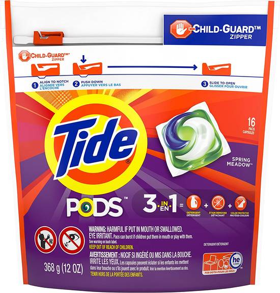 Tide Pods Liquid Laundry Detergent Pacs Spring Meadow
