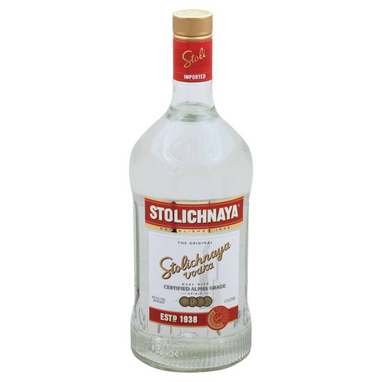 Stolichnaya Russian Vodka (1.75 L)
