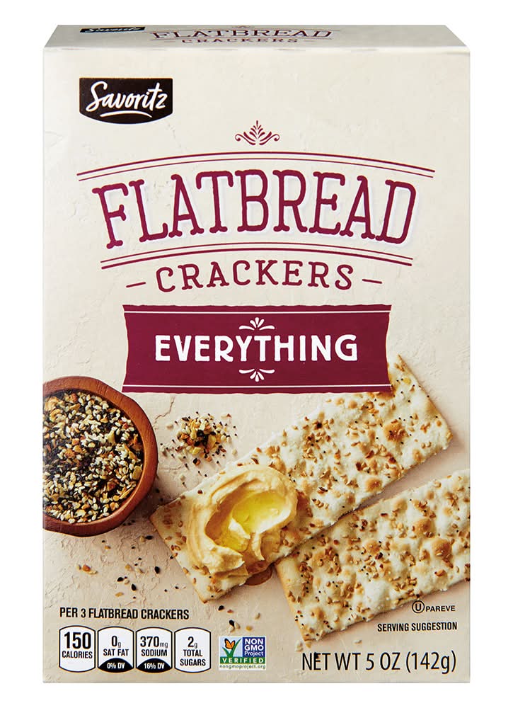 Savoritz Everything Flatbread Crackers (5 oz)