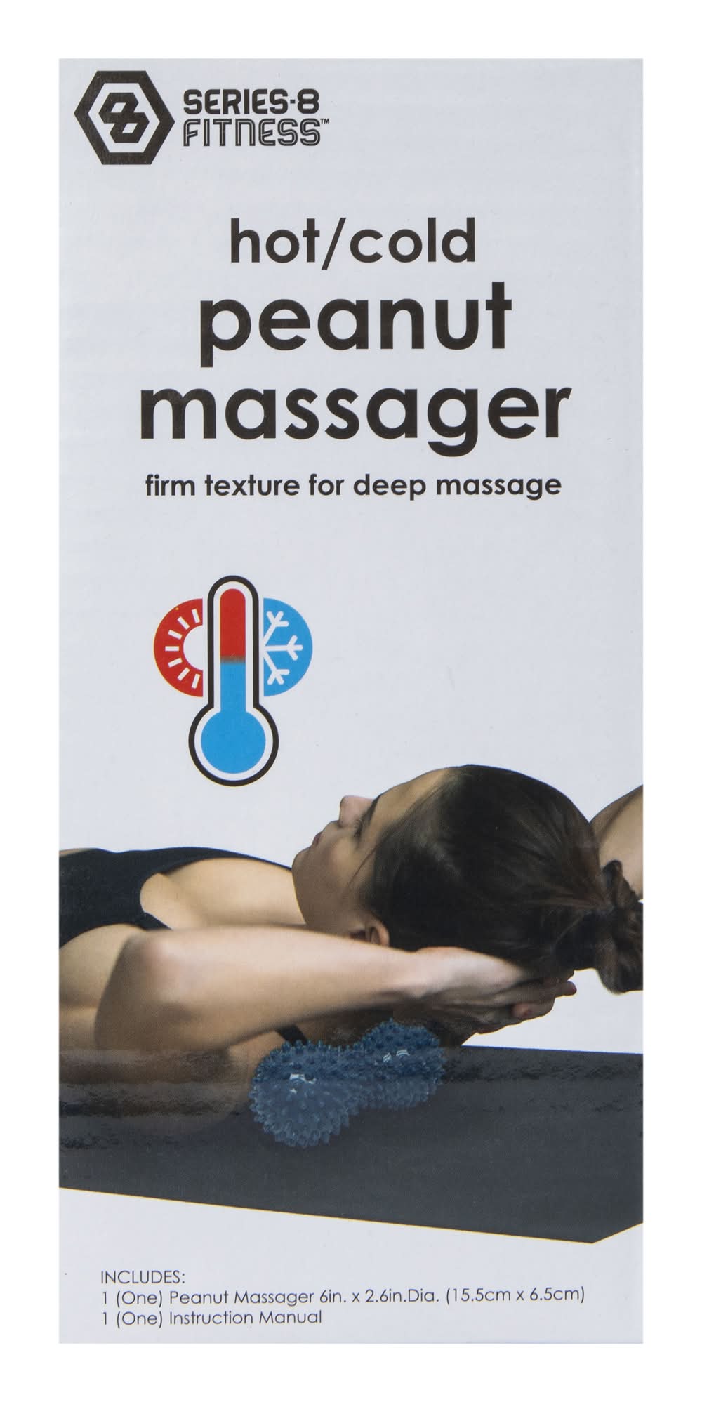 Series-8 Fitness™ Hot/Cold Peanut Massager 6in x 2.6in