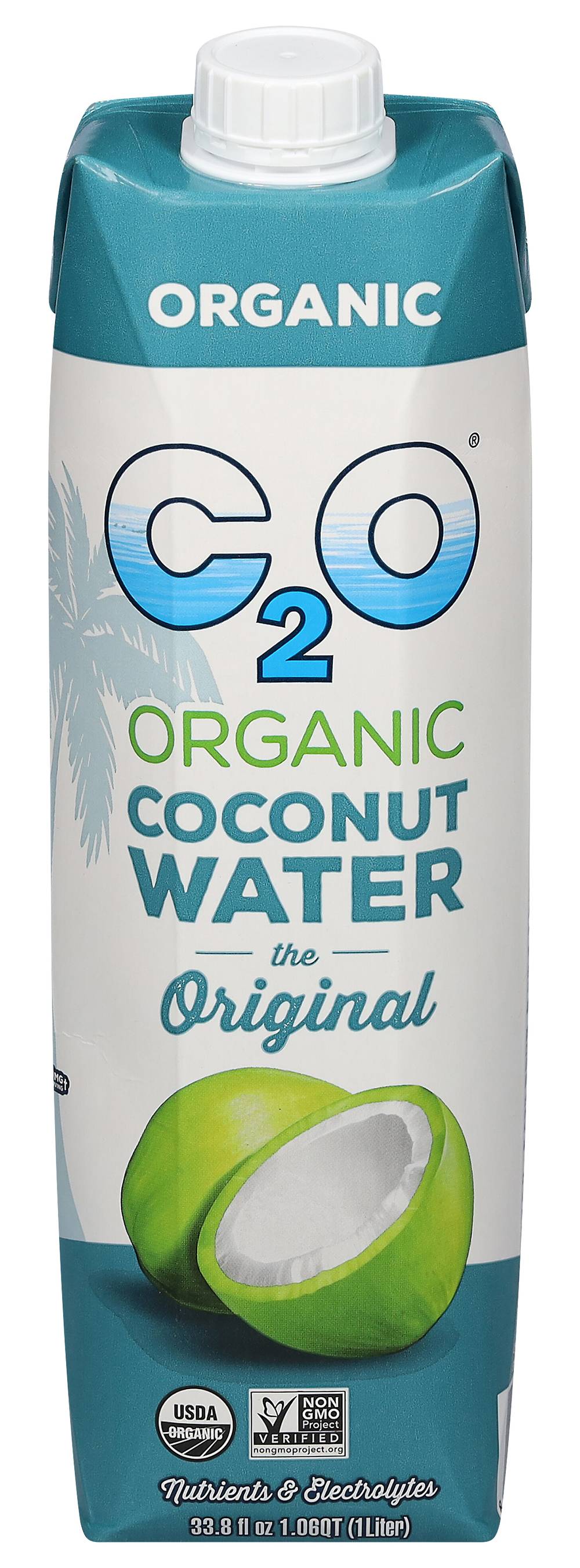 C2O Organic Original Coconut Water (33.8 fl oz)