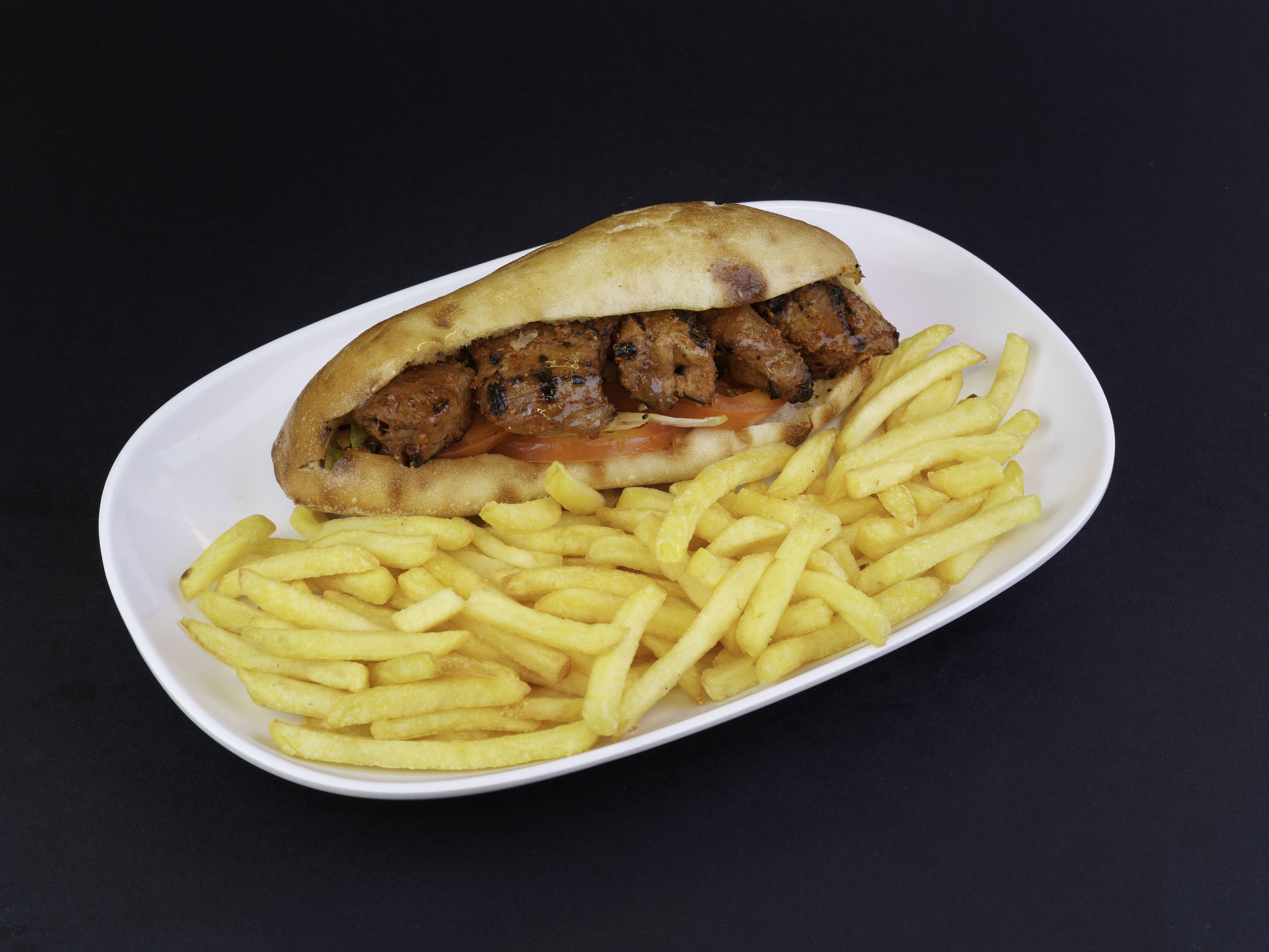 🥙Sandwich brochette d'agneau