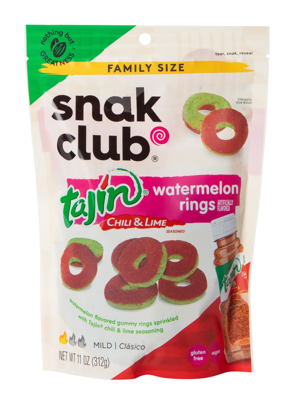 Snack Club Tajin® Watermelon Rings 11oz