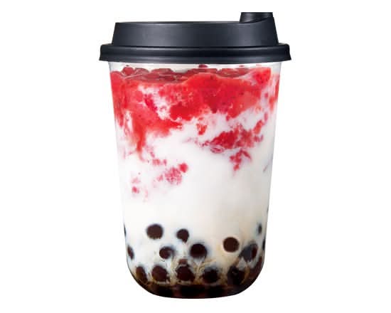 台湾タピオカ贅沢ストロベリーラテ