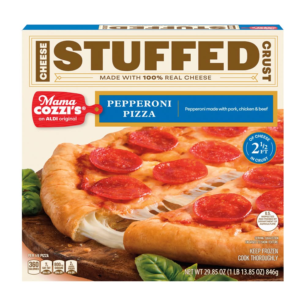 Mama Cozzi's Pizza Kitchen Cheese Stuffed Crust Pizza, Pepperoni (31.1 oz)