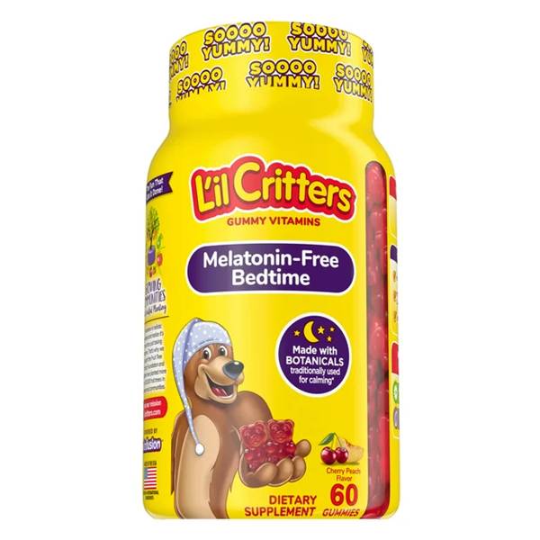 L’il Critters Melatonin-Free Bedtime Dietary Supplement for Kids, 60 Count