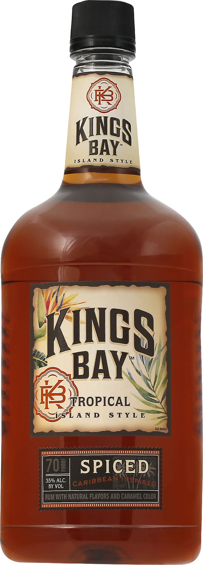 Kings Bay Tropical Island Style Spiced Rum (1.75 L)