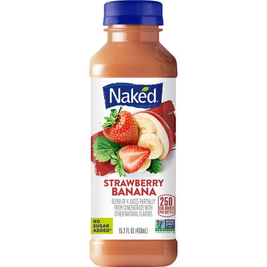 Naked Juice Strawberry Banana Bottle (15.2 oz)
