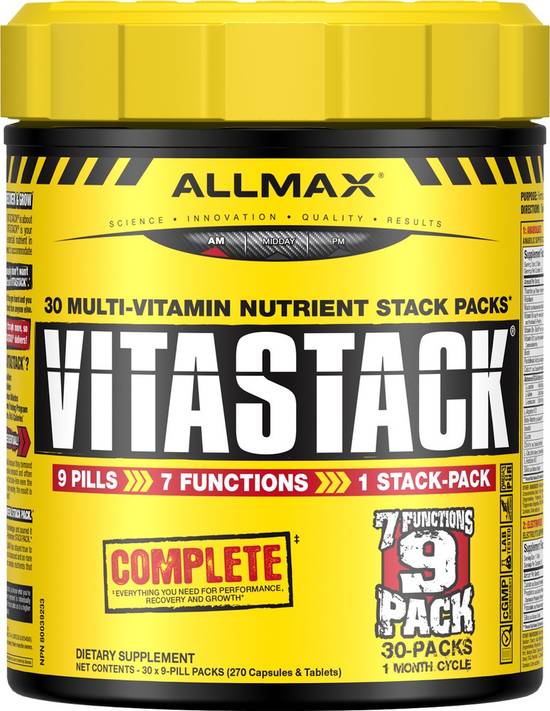 Allmax Vitastack Multivitamin (30 units)