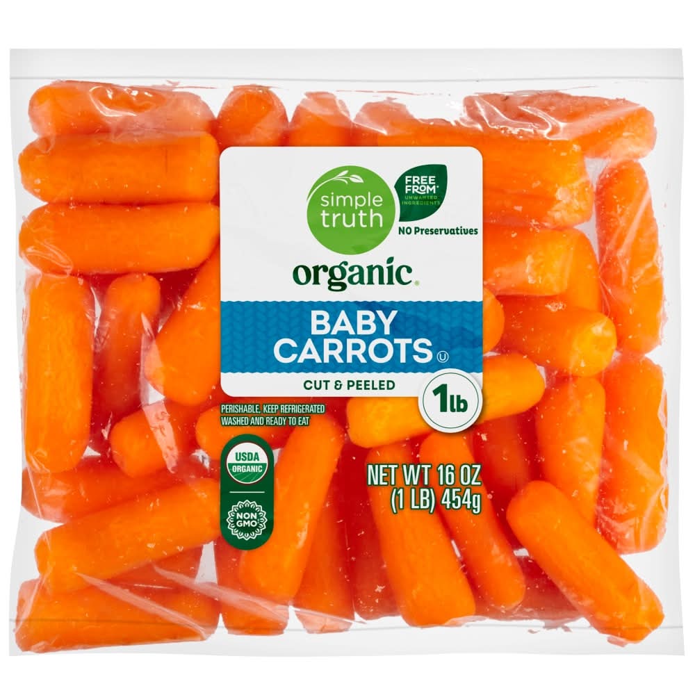 Simple Truth Organic® Cut and Peeled Baby Carrots Bag