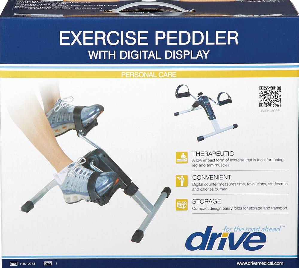 Drive Medical Exercise Peddler With Digital Display