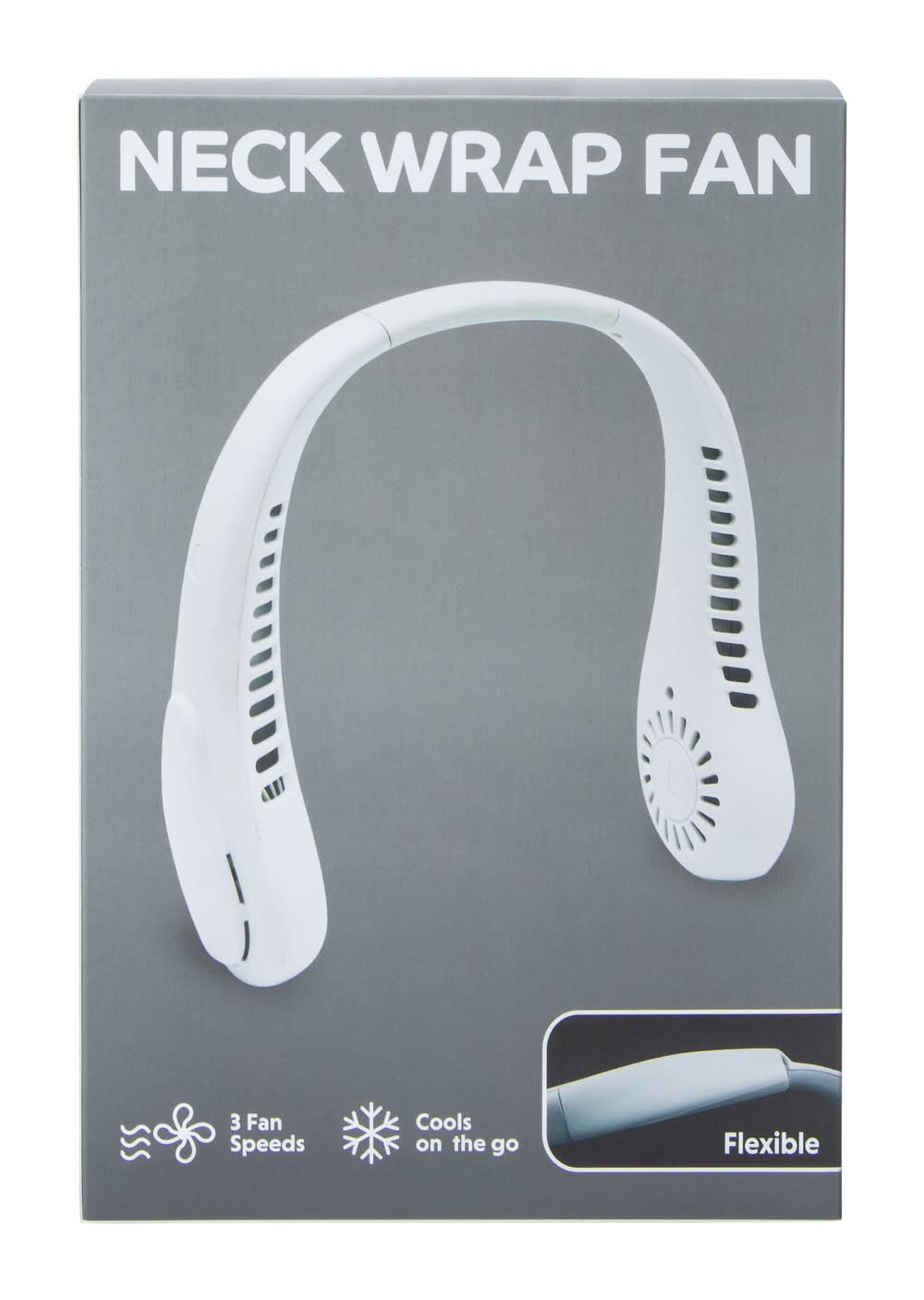Neck Wrap Fan White