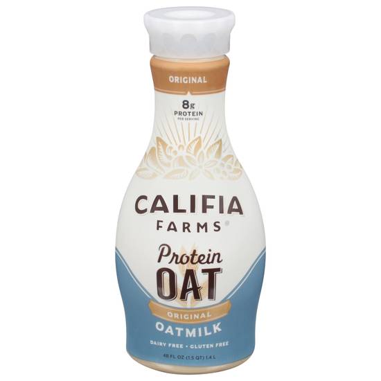 Califia Farms Protein Dairy Free Plant Original Milk (48 fl oz)