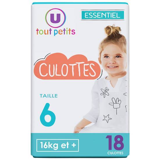 U Tout Petits - Clottes essentiel 16 kg+ (t6)