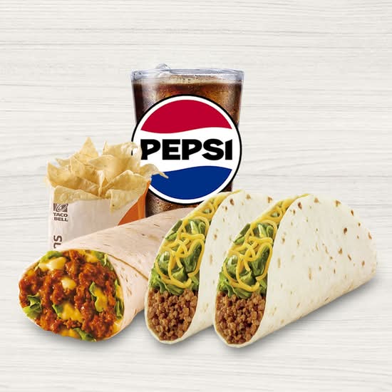 Combo Burrito Chilito y Taco Crunchy XL