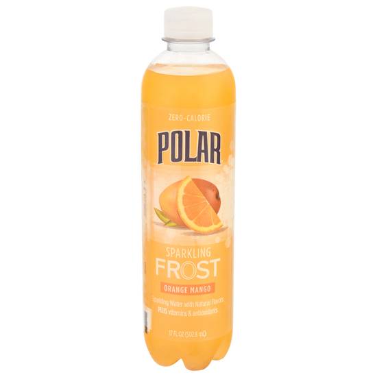 Polar Frost Orange Mango Zero-Calorie Sparkling Water (17 fl oz)