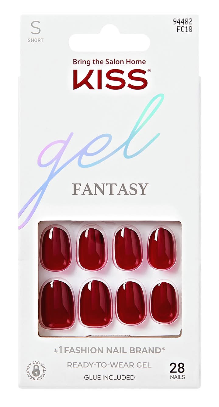 KISS Gel Fantasy Nails, S (0.07 oz, 28 ct)