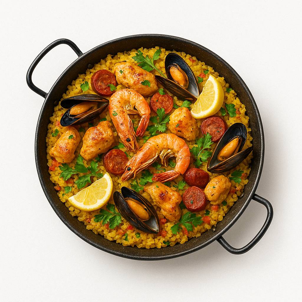 Paëlla (Uniquement sur commande 24H à l'avance)