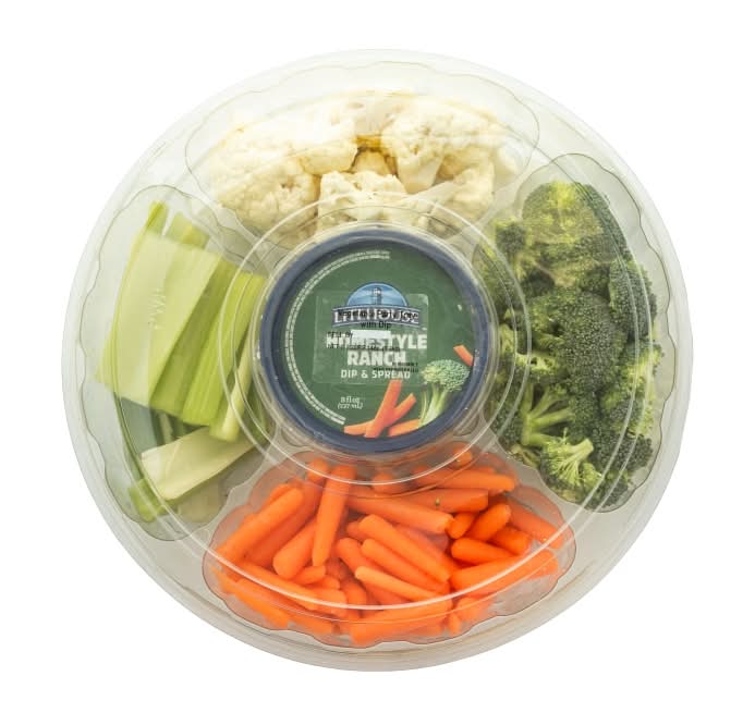 Taylor Farms Large Vegetable Tray With Homestyle Ranch Dip (46 oz)