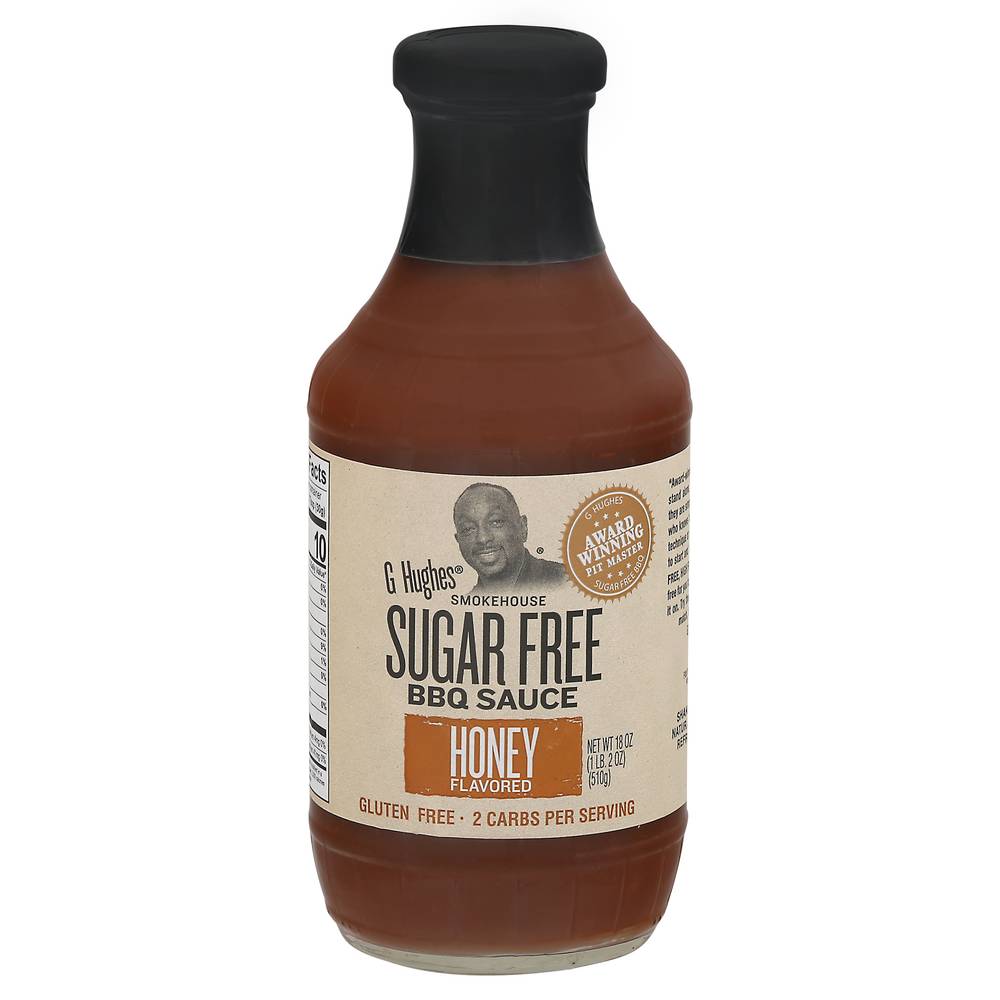 G Hughes Sugar Free Smokehouse Honey Flavored Bbq Sauce (1.12 lbs)