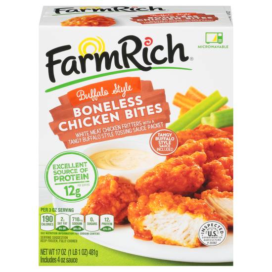 Farm Rich Buffalo Style Boneless Chicken Bites