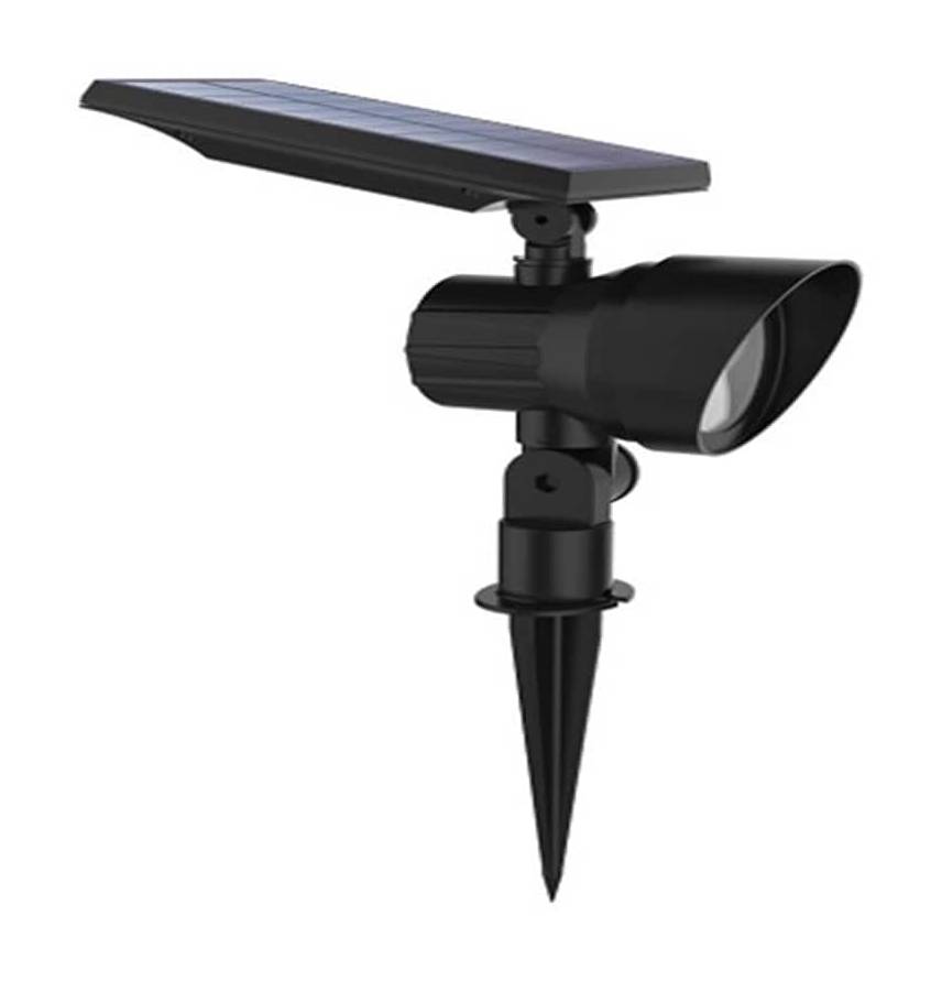 Harbor Breeze 60LM Solar RGBW Spot Light 0.8 -Watt Black Solar LED Flood light | TS0947