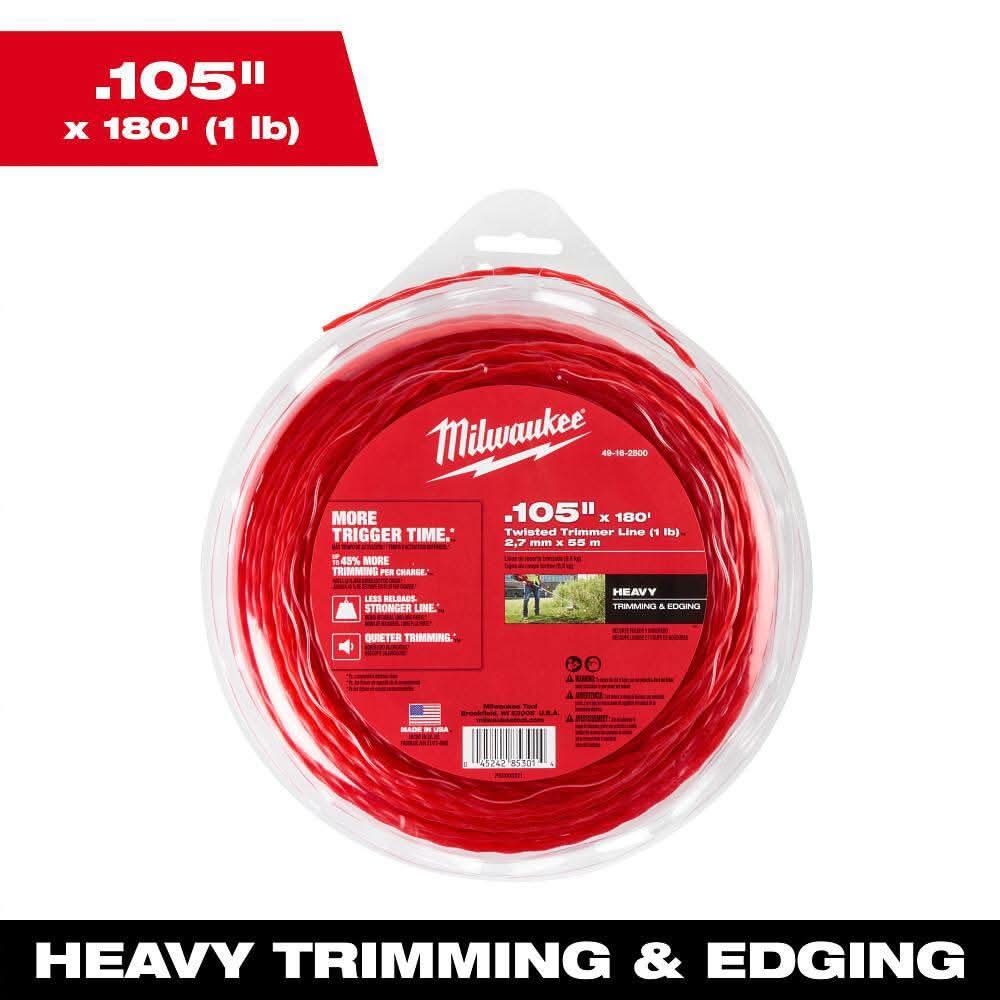 Milwaukee 0.105 In. X 180 Ft. Trimmer Line