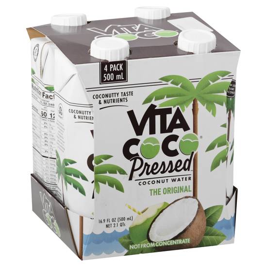 Vita Coco Pressed Coconut Water (4 ct, 16.9 fl oz )