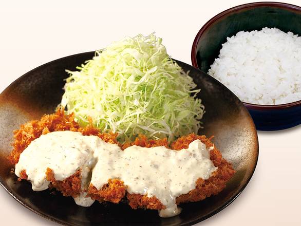 タルタルチキンかつ定食