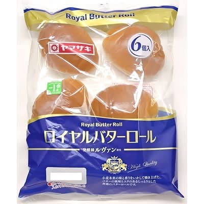 ヤマザキ　ロイヤルバターロール　６個入