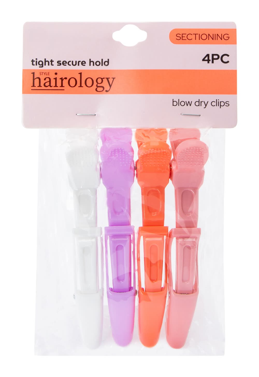 Blow Dry Clips 4-Count Pink