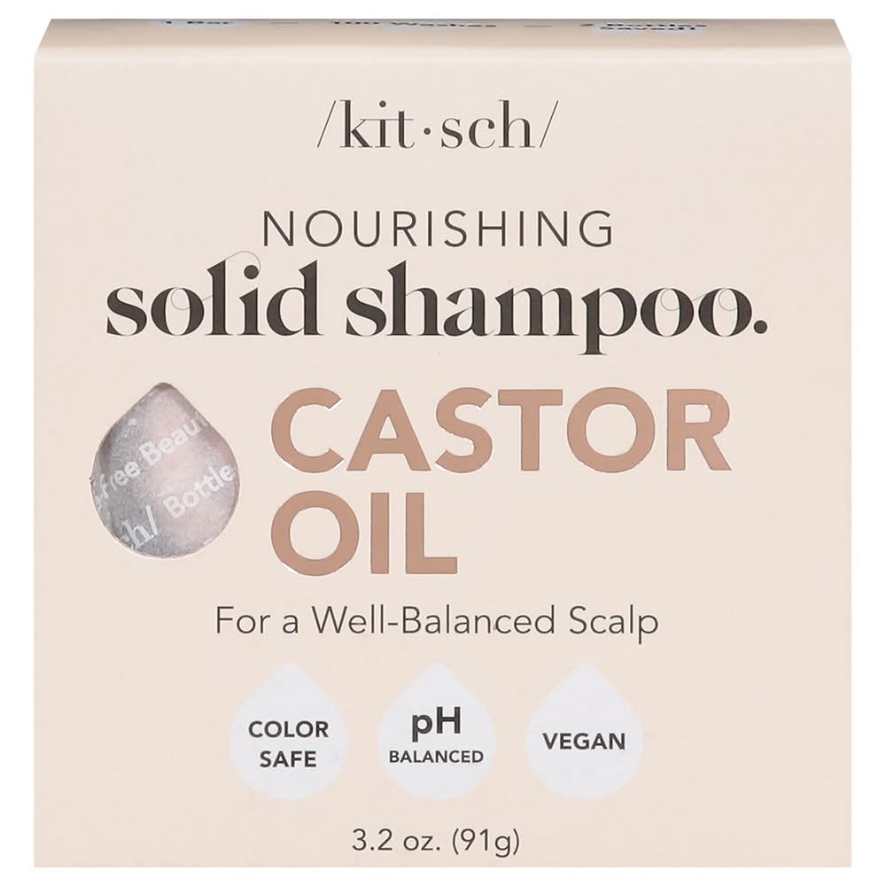 Kitsch Castor Oil Nourishing Shampoo Bar (3.2 oz)