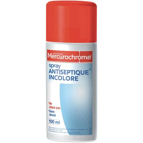 Spray antiseptique incolore MERCUROCHROME 100ml