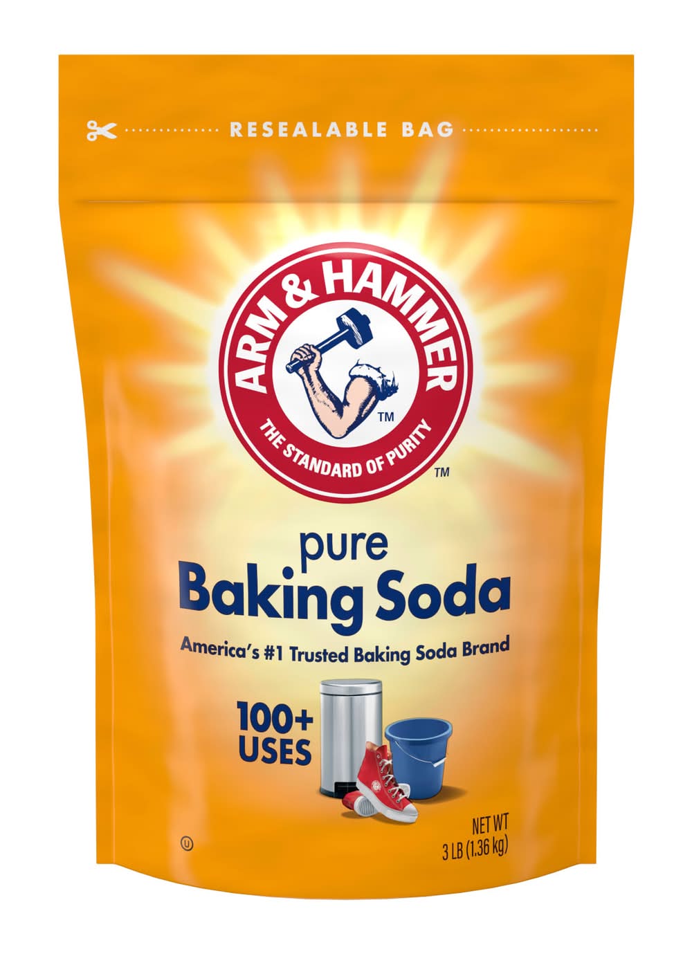 Arm & Hammer Pure Baking Soda (3 lbs)