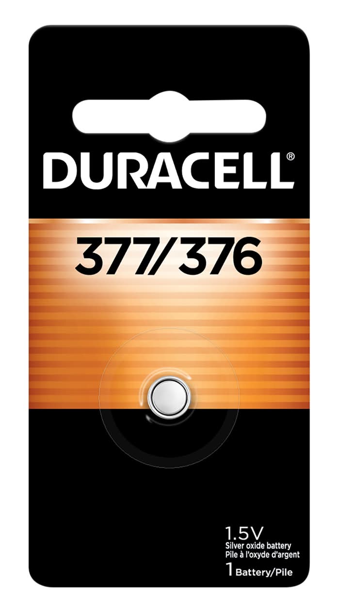 Duracell 376/377 1.5V Silver Oxide Battery (0.16 oz)