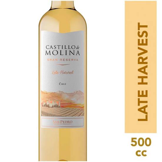 Castillo de molina vino late harvest gran reserva (botella 500 ml)