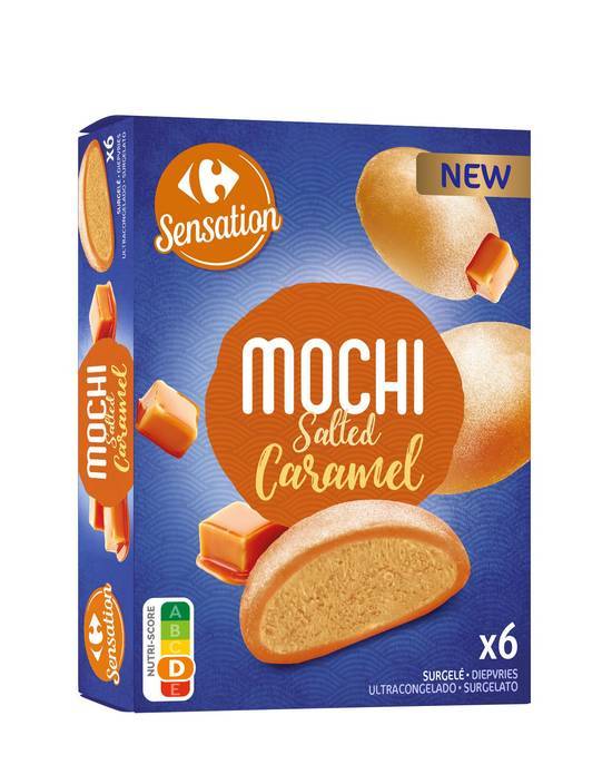Carrefour Sensation - Mochi dessert glacé (caramel salé)